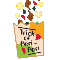 Halloween Ghost Sticker by Nando's Singapore