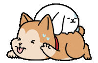 Dog Help Sticker by Ai and Aiko