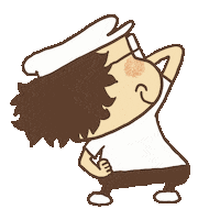 Illustration Storm Sticker