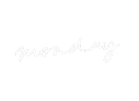 Days Of The Week Monday Sticker