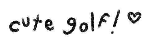 Golf Love Sticker by Catharina Stewart