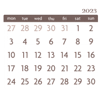 April Month Sticker
