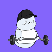 Tired Work Out GIF by Sappy Seals Community