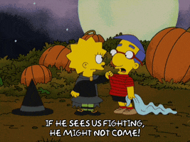 lisa simpson slapping GIF