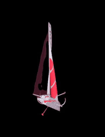 VoileMACSF giphygifmaker sailing voile imoca GIF