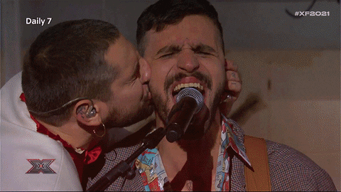 Bromance Reaction GIF by X Factor Italia