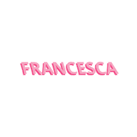 Francesca Sticker by Peaky Digital
