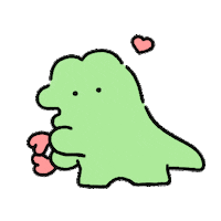 hoangageo love happy dance heart Sticker