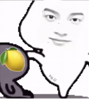 Funny Face Fruit GIF