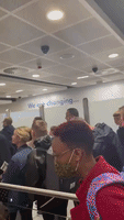 Long Lines Seen at Manchester Airport Security