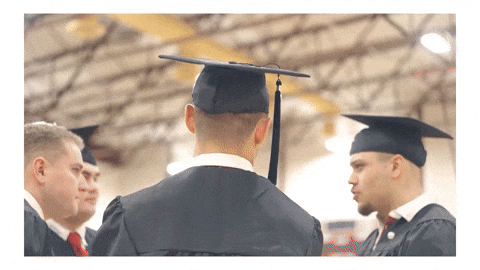 Graduation Graduates GIF by Norwich University