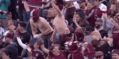 Celebrate Colorado Rapids GIF by Major League Soccer