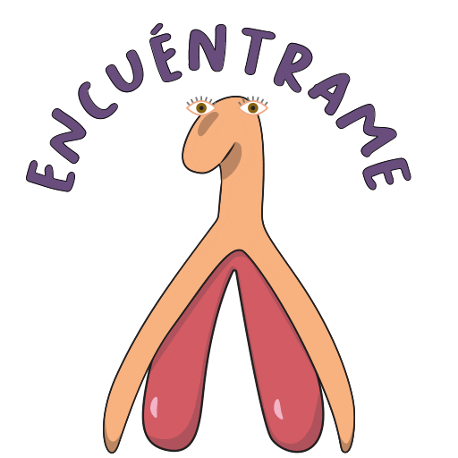 Find Me Sticker by La Dilderia