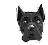 Dog Winking Sticker