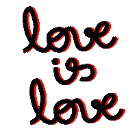 Tatilustras rainbow pride lgbtq love is love Sticker