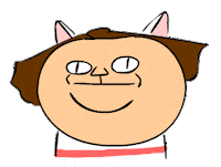 Awkward Cat Sticker by bimay