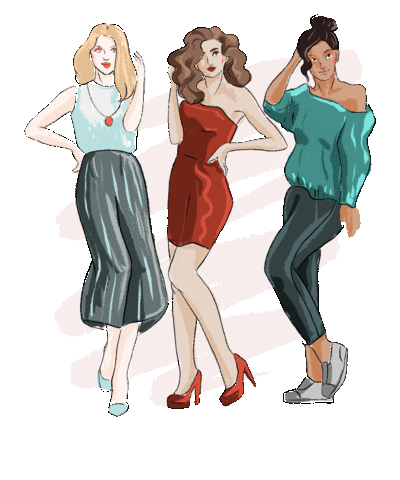 pimp_my_outfit stylist girls night squad goals ladies night Sticker
