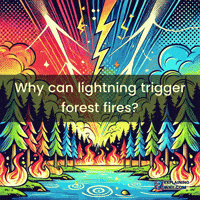 Forest Fires Lightning GIF by ExplainingWhy.com