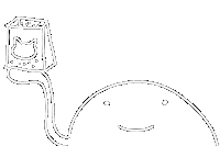 Hungry Big Bite Sticker