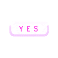 Button Yes Sticker