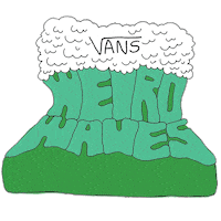 off the wall water Sticker by Vans