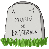 Mood Tombstone Sticker by doña batata
