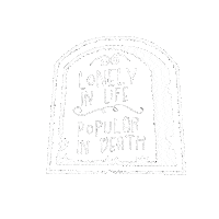 Lonely Tombstone Sticker by 20th Century Studios