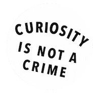 HouseInhabit jessica reed kraus house inhabit houseinhabit curiosity is not a crime Sticker