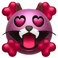 Cat Smile Sticker by Aleksey Efremov