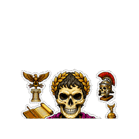 Halloween Skull Sticker