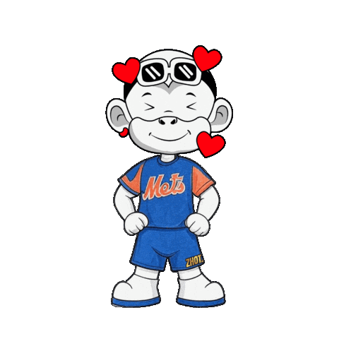 New York Mets Love Sticker by Zhot