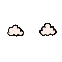 Stylus0npapyrus rainbow rain colorful clouds Sticker