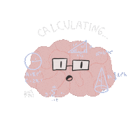 Math Calculating Sticker by ACSJKTSRC