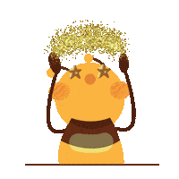 Bee Sticker by cnhkeyclub