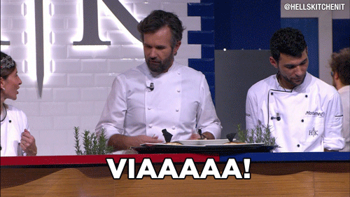hk GIF by Hell's Kitchen Italia