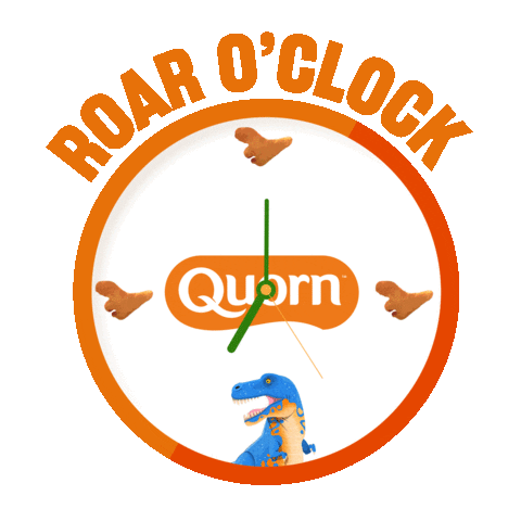 Dinosaur Clock Sticker by Quorn Foods UK