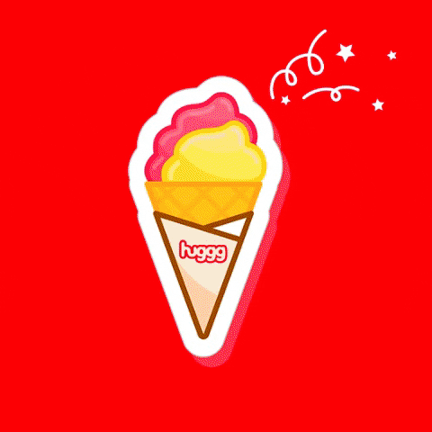 ice cream summer GIF by Huggg