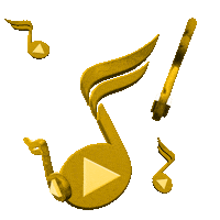 gold miami Sticker by La Musica