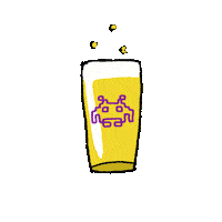 space invaders cerveza Sticker by Bar el Destello