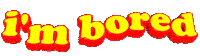 bored text Sticker