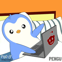 Working Locked In GIF by Pudgy Penguins
