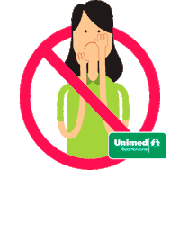 Coronavirus Sticker by Unimed-BH