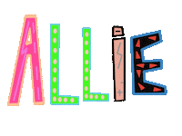 Lily Allison Sticker by The Art Plug