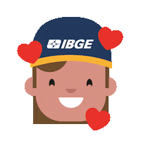 Maria Coracoes Sticker by IBGE