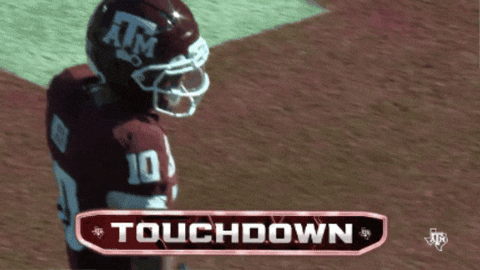 Football Touchdown GIF by Texas A&M Athletics