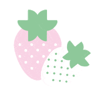 Strawberries Jordbær Sticker by Coop Norge