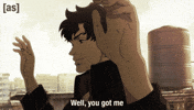 Hands Up Axel GIF by Adult Swim