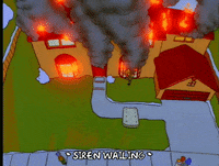 Season 4 Fire GIF by The Simpsons