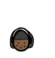 girl listen Sticker