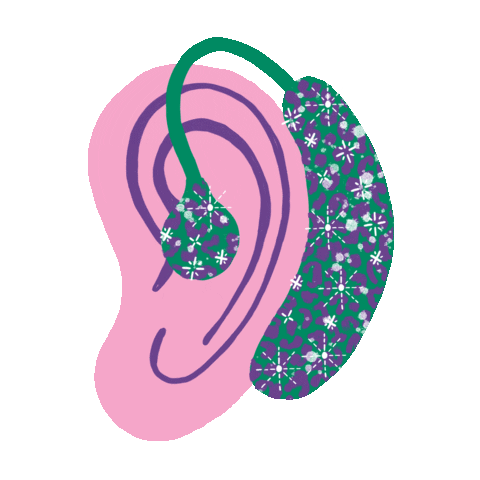 Sound Ear Sticker by #SurdosQueOuvem